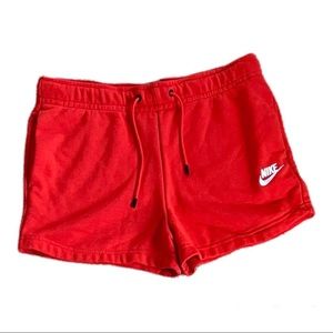 Red nike shorts size Small! Worn once